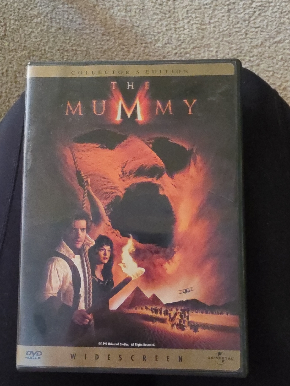 The Mummy Collector's Edition DVD - Black with Orange Artwork